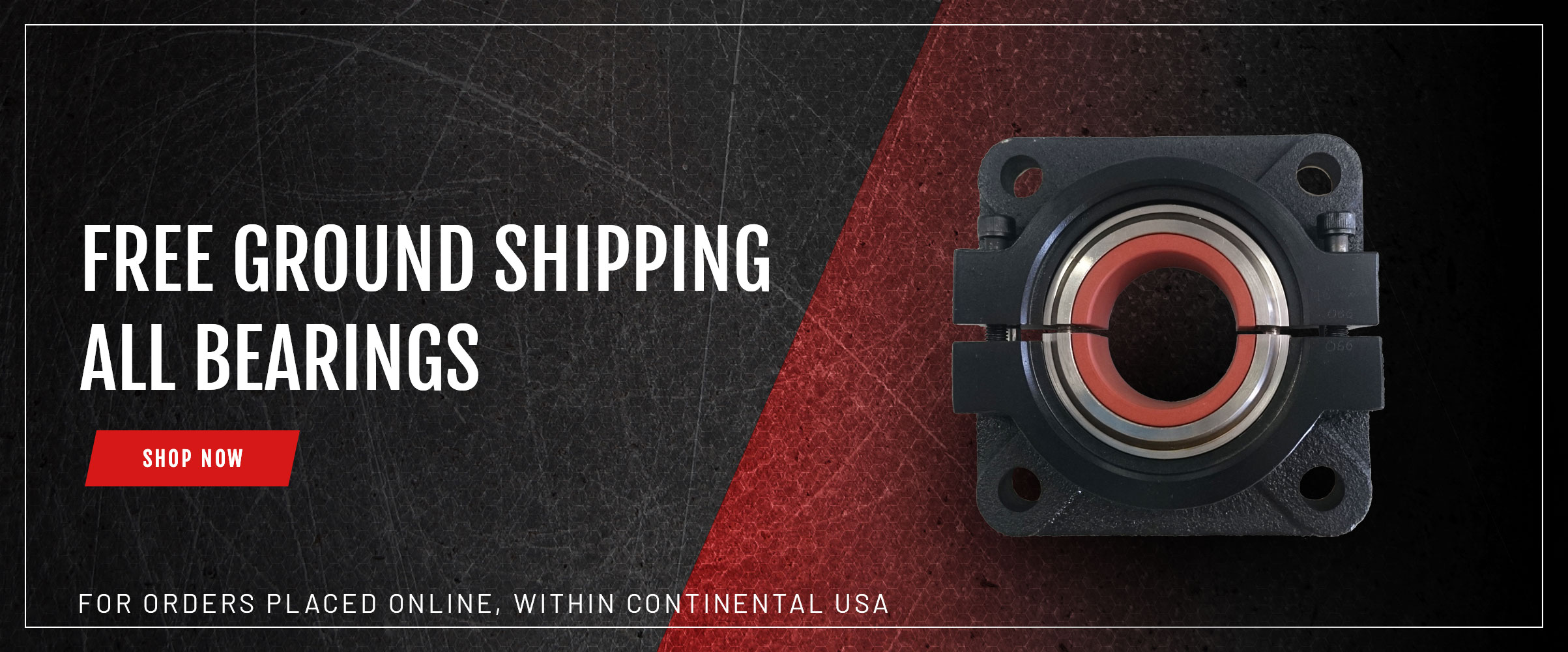 Free ground shipping in the continental USA 